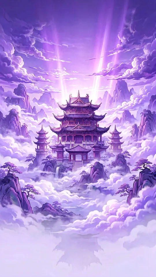 紫气东来贵人手机壁纸 寓意紫气东来