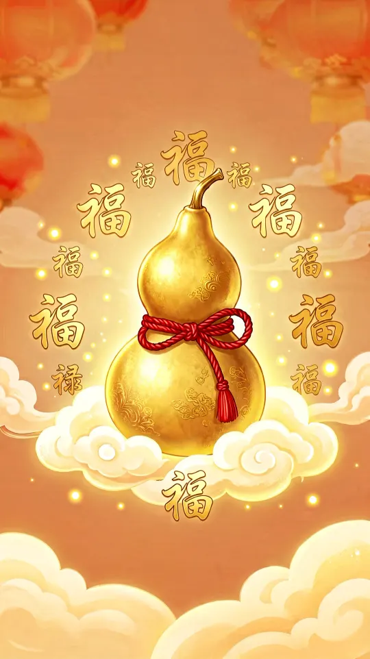 葫芦平安手机壁纸 寓意福禄平安