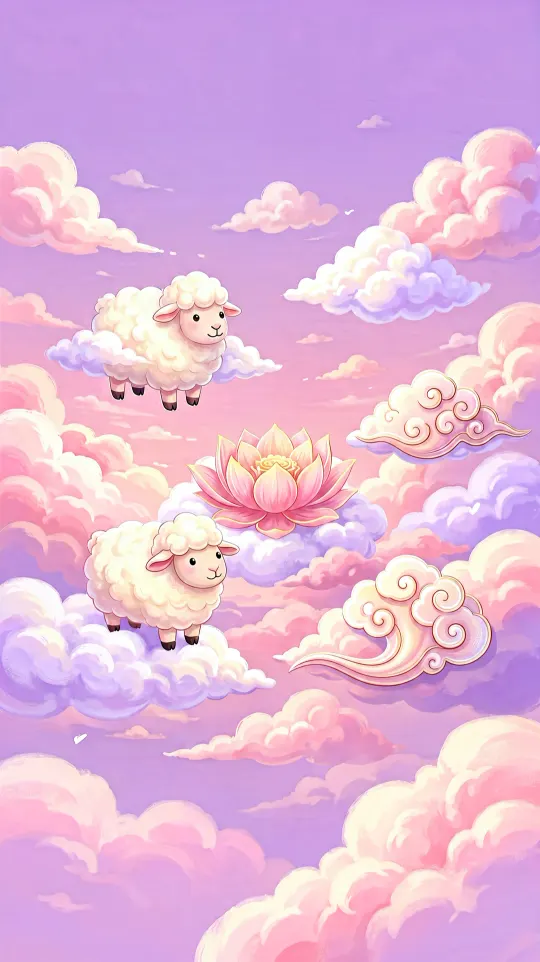 祥云平安手机壁纸 寓意吉祥如意
