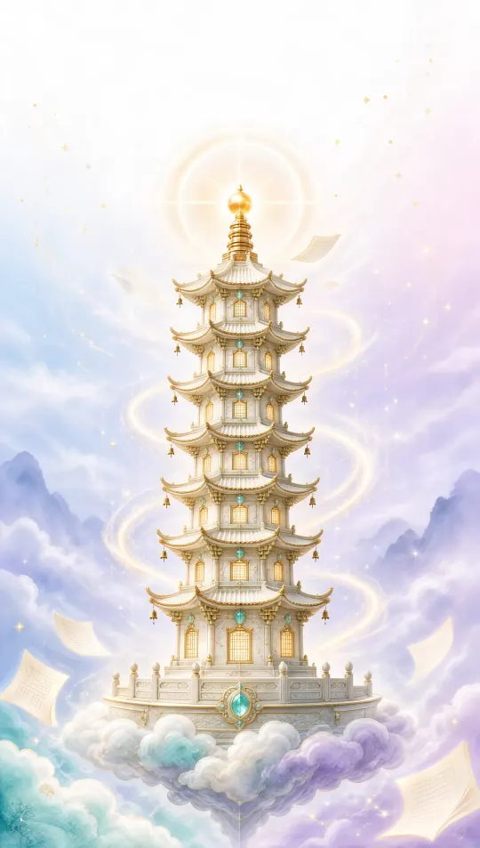 文昌塔考试上岸手机壁纸 寓意学业有成