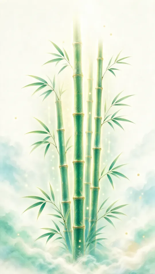 竹子考试上岸手机壁纸 寓意节节高升