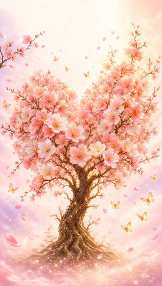 桃花桃花手机壁纸 寓意桃花朵朵