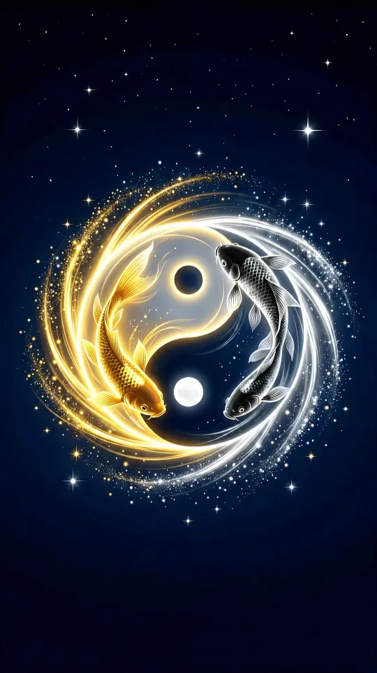 太极转运手机壁纸 寓意阴阳调和