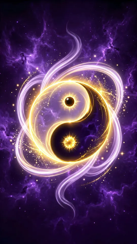 太极转运手机壁纸 寓意阴阳调和
