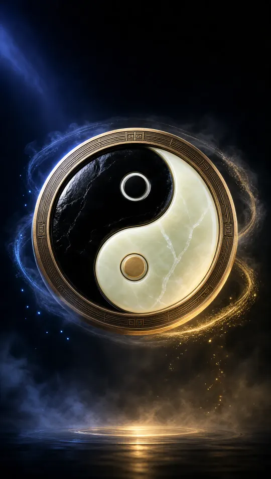 太极转运手机壁纸 寓意阴阳调和